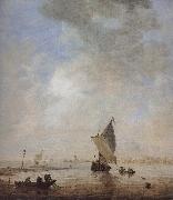 Jan van  Goyen, Fishermen Hauling a Net